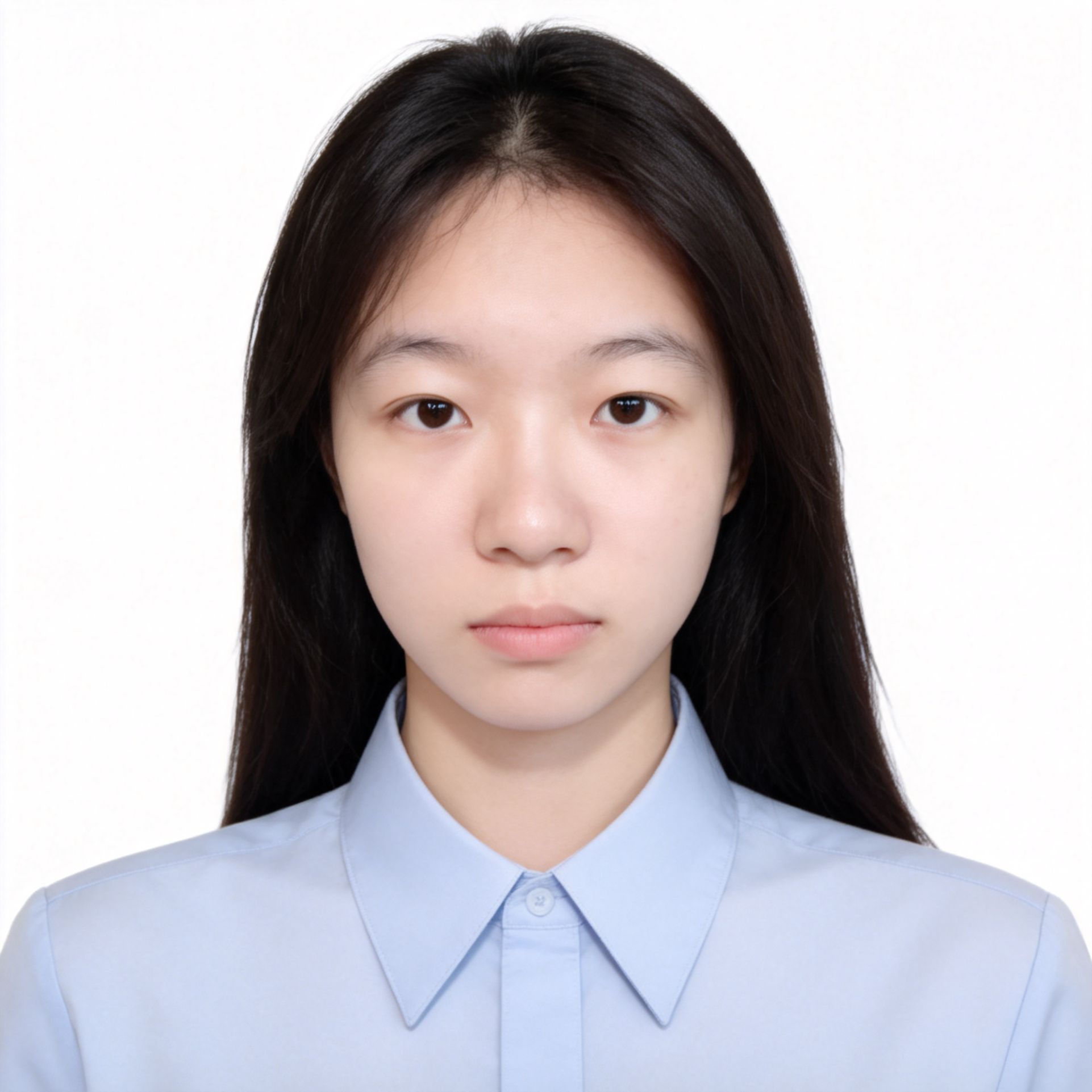 衬衫证件照效果